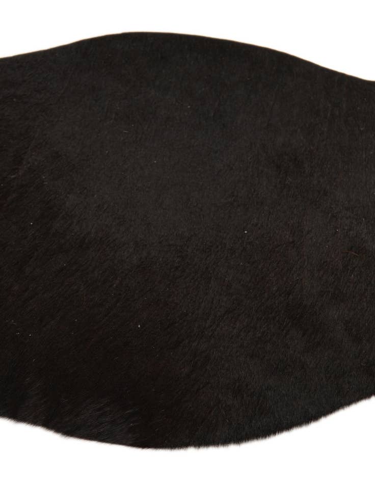 Detail image of  1' 8 x 2' 6 Cowhide Leather Rug