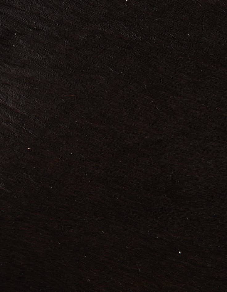 Detail image of  1' 8 x 2' 6 Cowhide Leather Rug