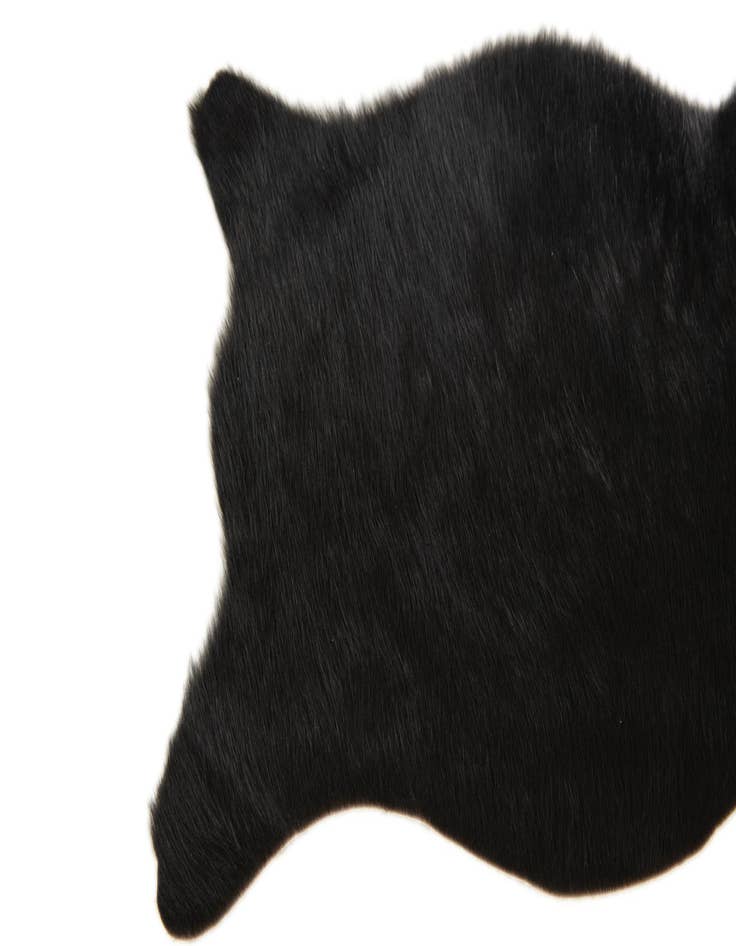 Detail image of  1' 8 x 2' 6 Cowhide Leather Rug