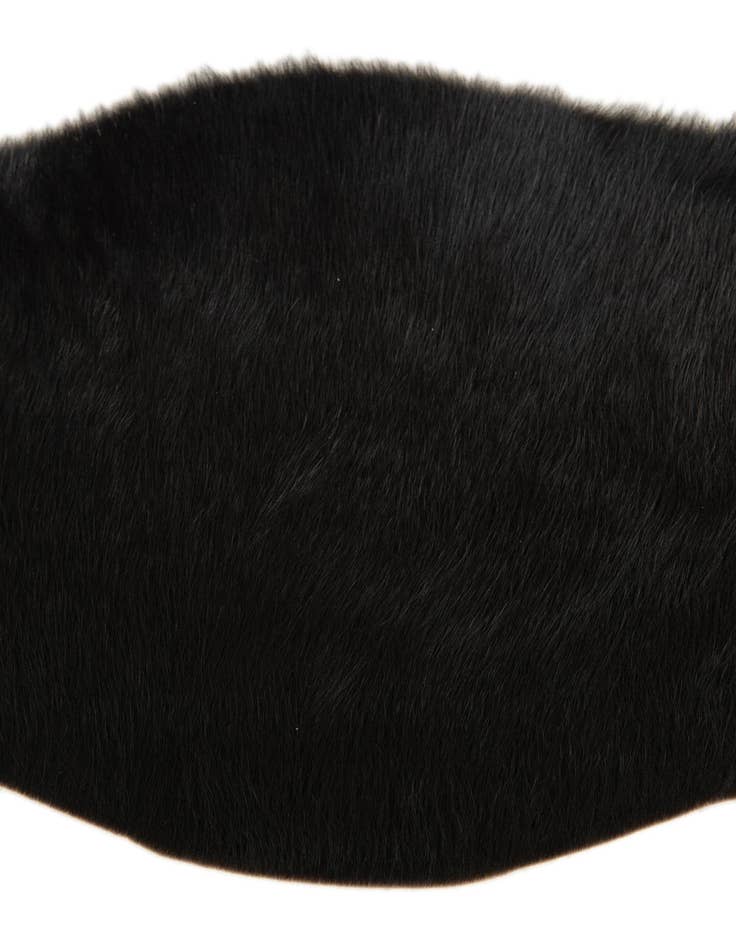 Detail image of  1' 8 x 2' 6 Cowhide Leather Rug