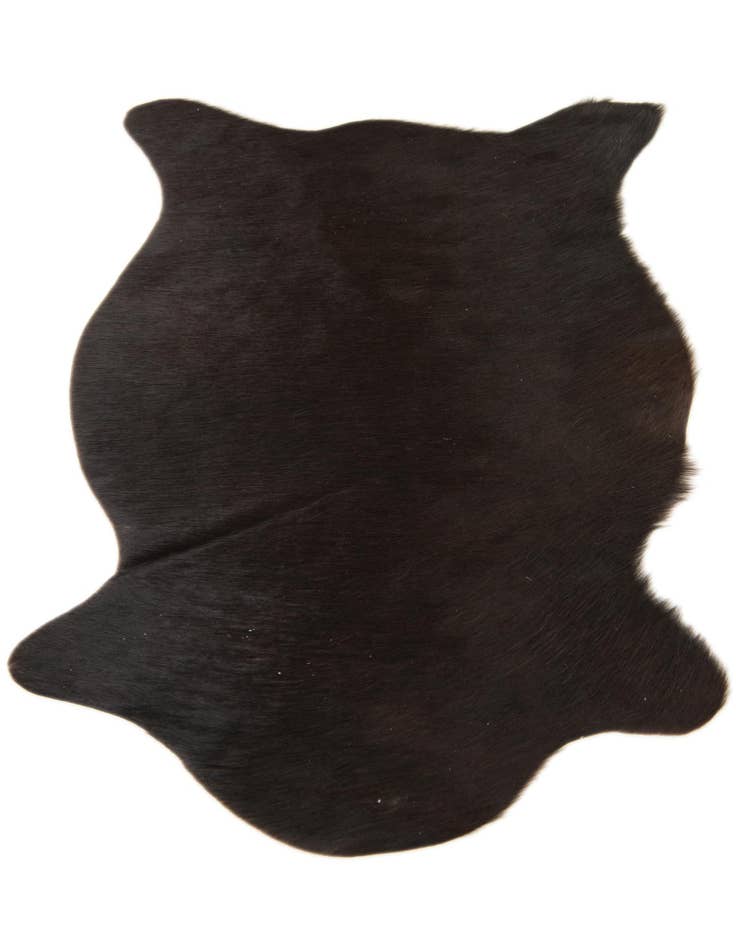 Detail image of  1' 8 x 2' 6 Cowhide Leather Rug