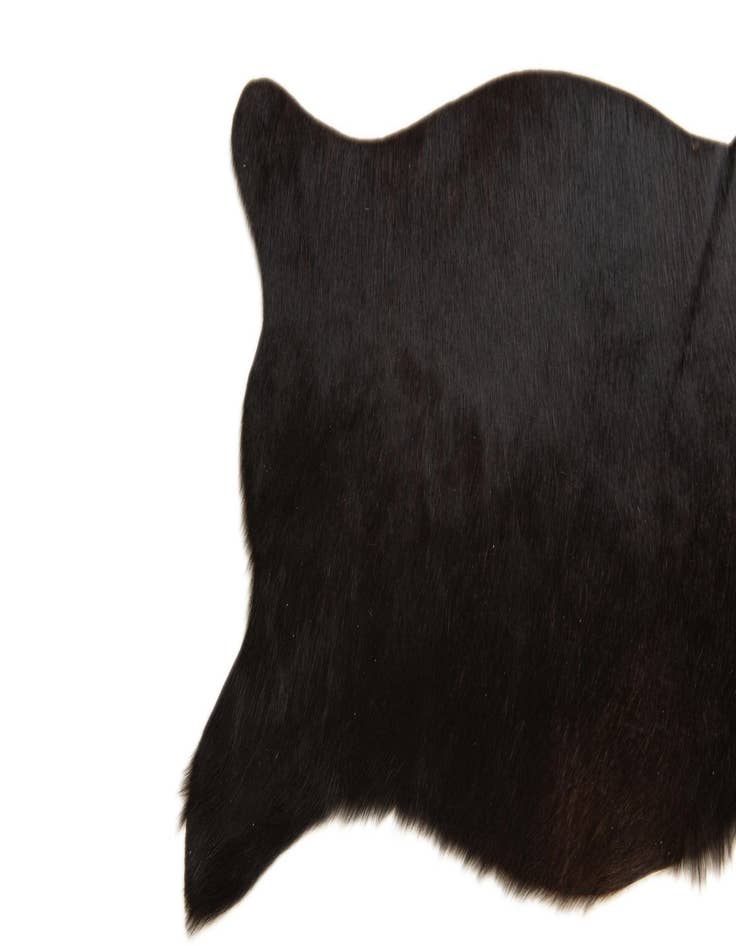 Detail image of  1' 8 x 2' 6 Cowhide Leather Rug