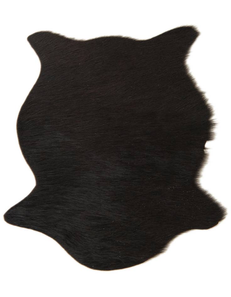 Detail image of  1' 8 x 2' 6 Cowhide Leather Rug