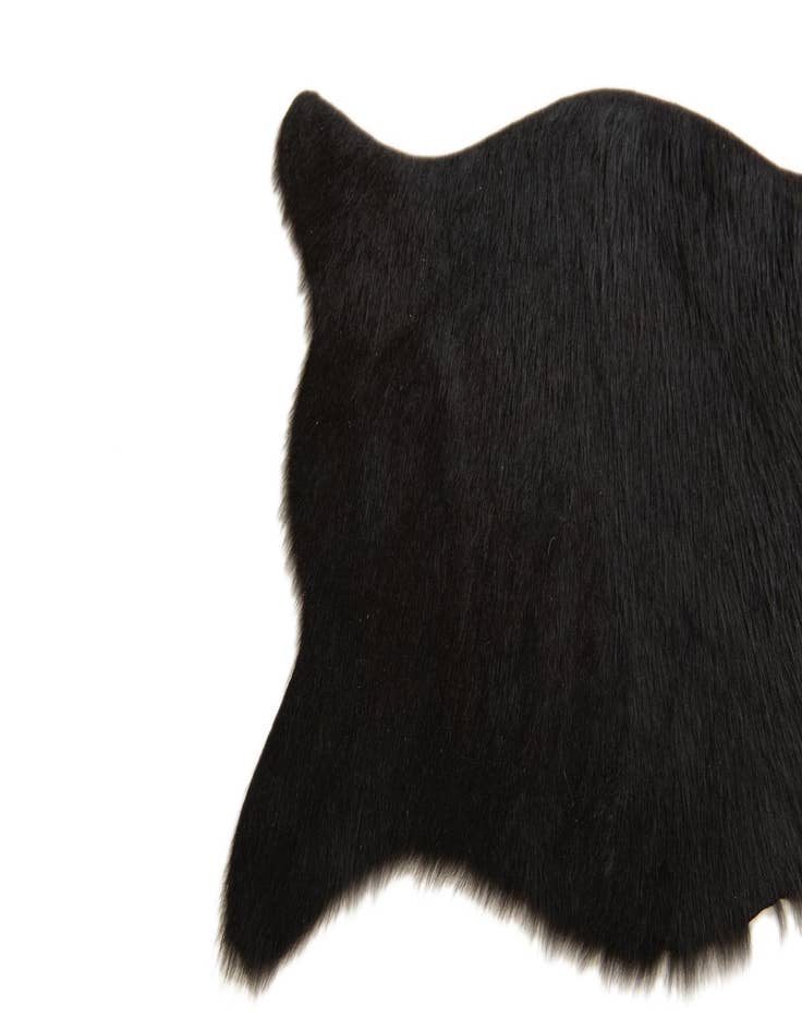 Detail image of  1' 8 x 2' 6 Cowhide Leather Rug