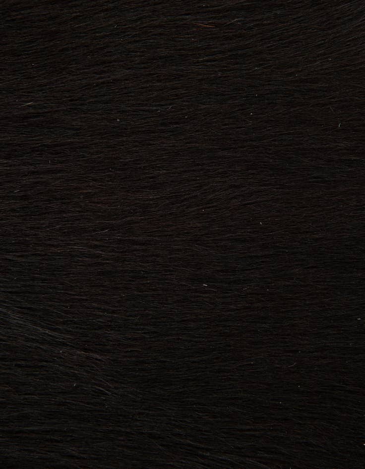 Detail image of  1' 8 x 2' 6 Cowhide Leather Rug