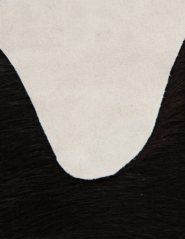 Detail image of  1' 8 x 2' 6 Cowhide Leather Rug