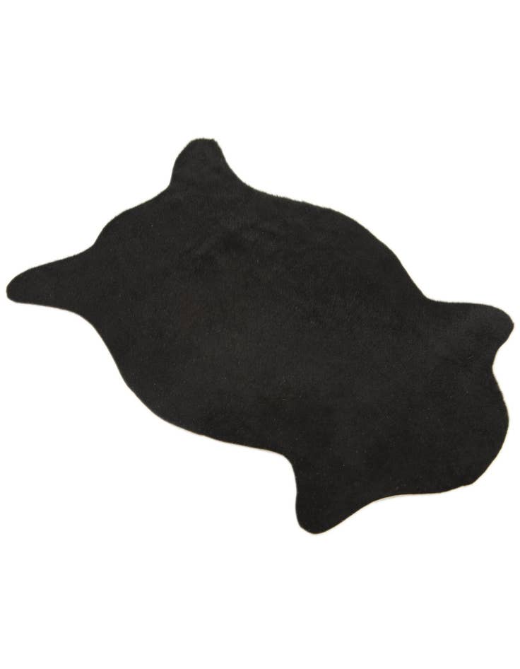 Detail image of  1' 8 x 2' 6 Cowhide Leather Rug