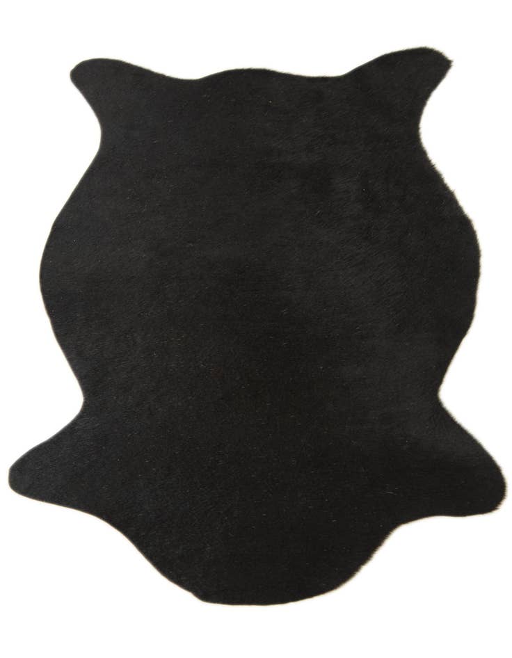 Detail image of  1' 8 x 2' 6 Cowhide Leather Rug