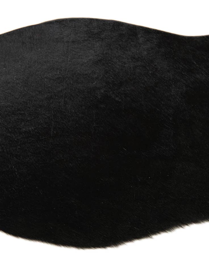 Detail image of  1' 8 x 2' 6 Cowhide Leather Rug