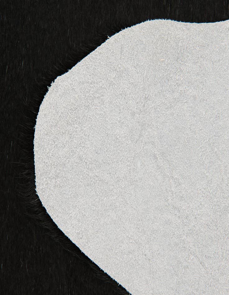 Detail image of  1' 8 x 2' 6 Cowhide Leather Rug