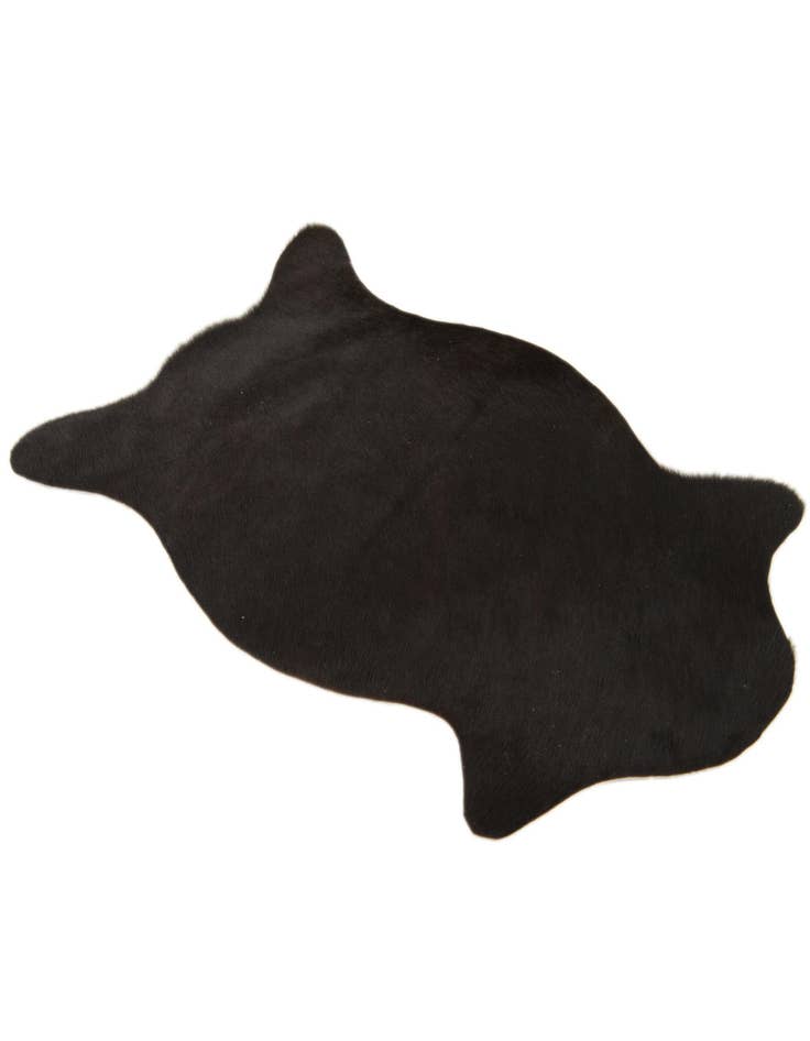 Detail image of  1' 8 x 2' 6 Cowhide Leather Rug