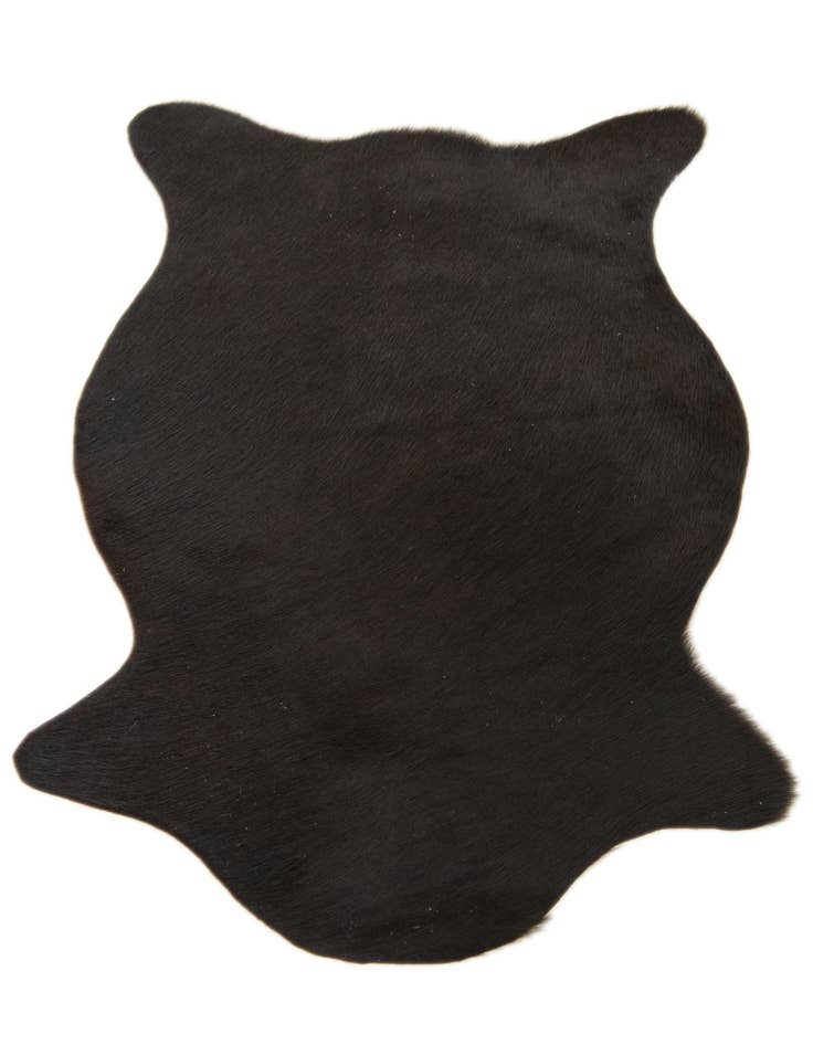 Detail image of  1' 8 x 2' 6 Cowhide Leather Rug