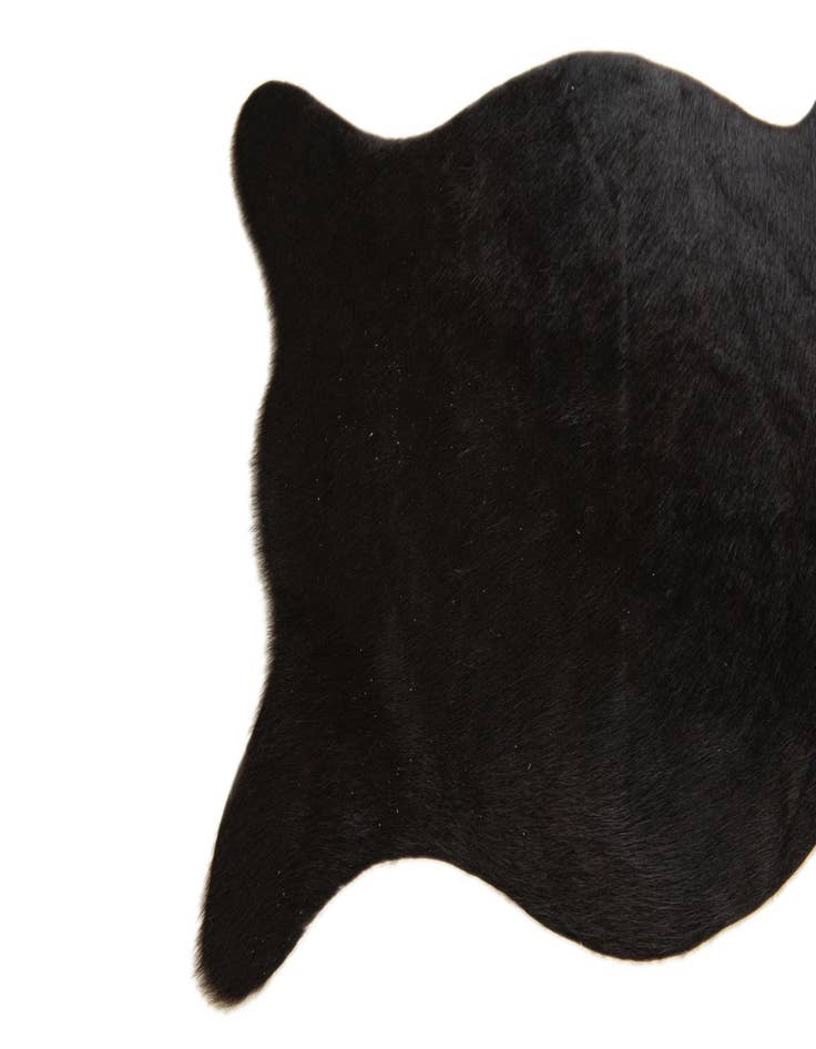 Detail image of  1' 8 x 2' 6 Cowhide Leather Rug