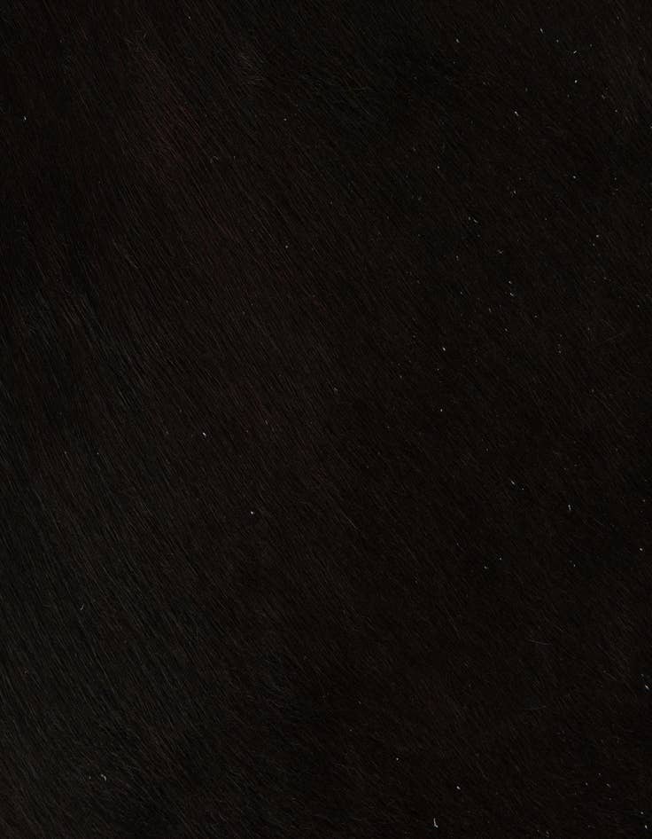 Detail image of  1' 8 x 2' 6 Cowhide Leather Rug