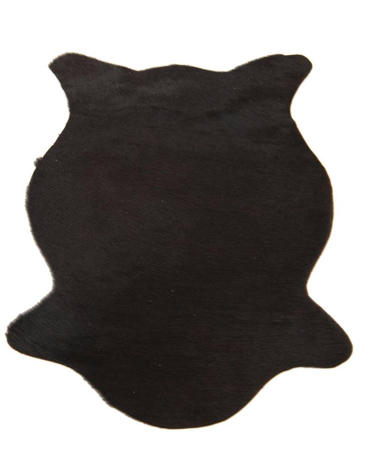 Detail image of  1' 8 x 2' 6 Cowhide Leather Rug