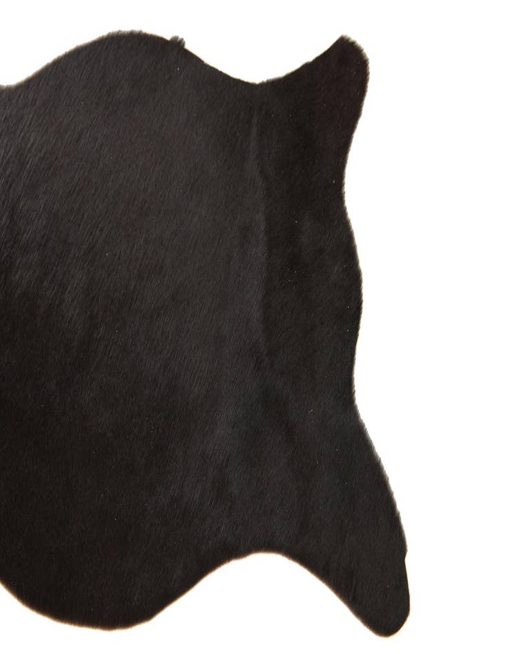 Detail image of  1' 8 x 2' 6 Cowhide Leather Rug