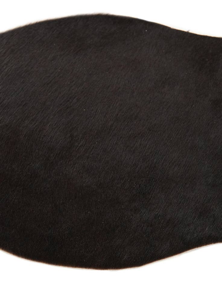 Detail image of  1' 8 x 2' 6 Cowhide Leather Rug