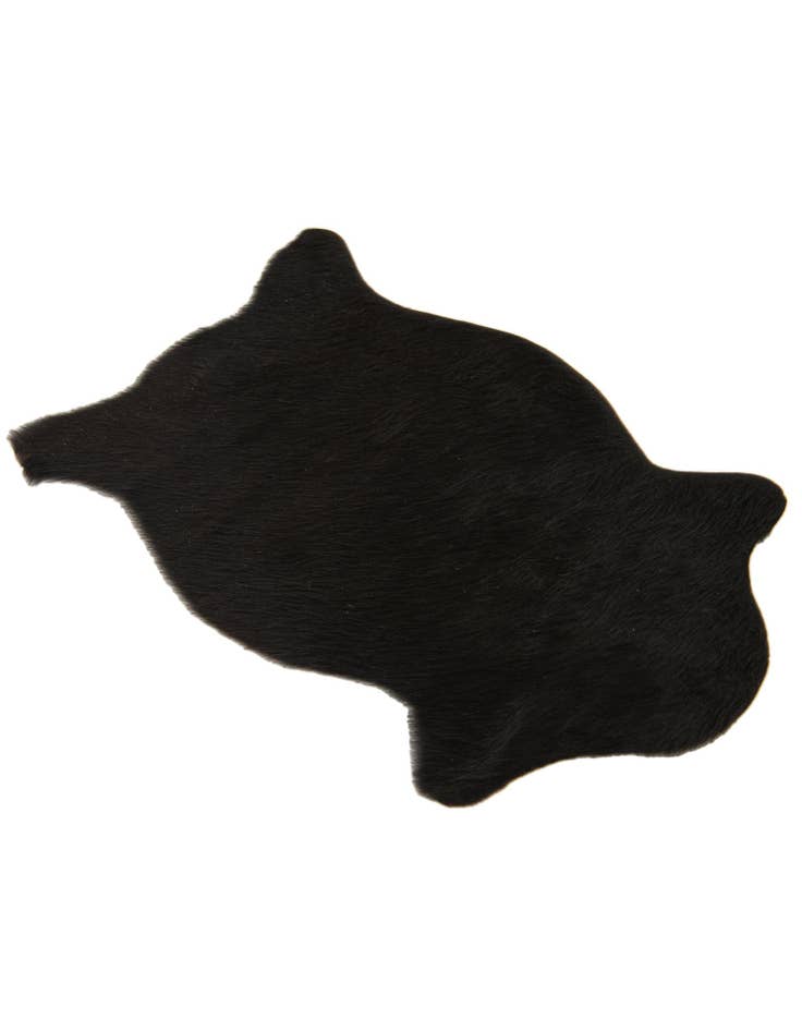 Detail image of  1' 8 x 2' 6 Cowhide Leather Rug