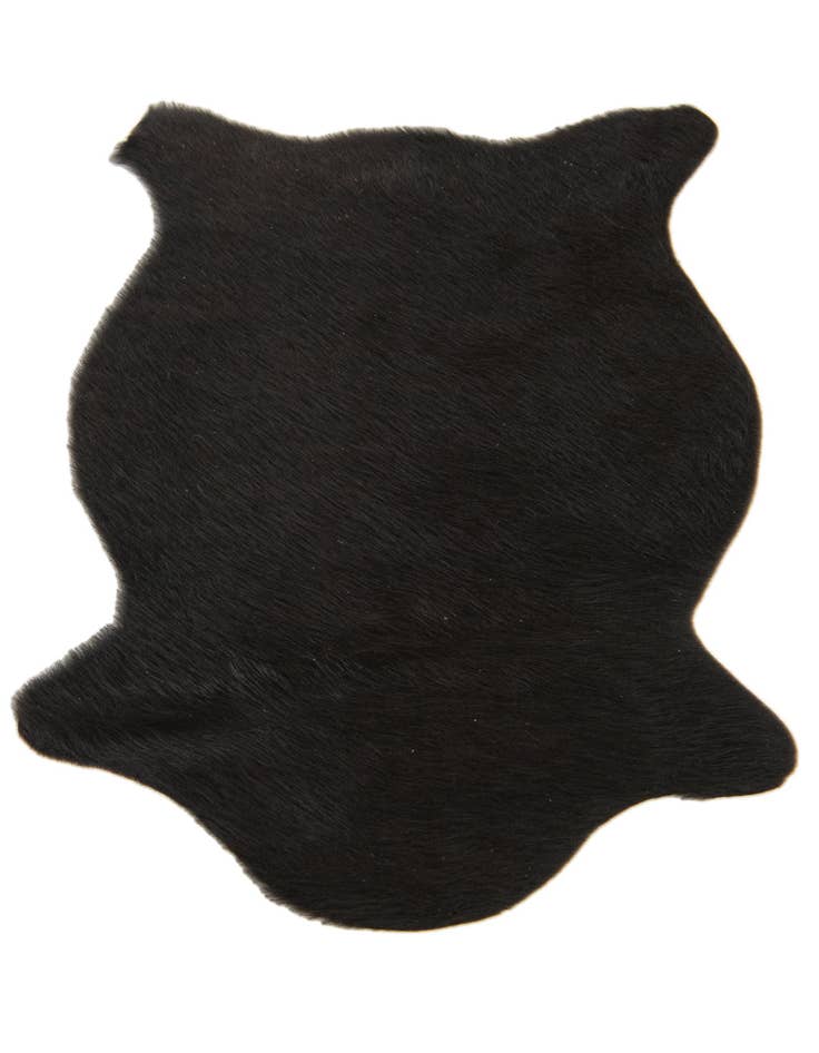 Detail image of  1' 8 x 2' 6 Cowhide Leather Rug