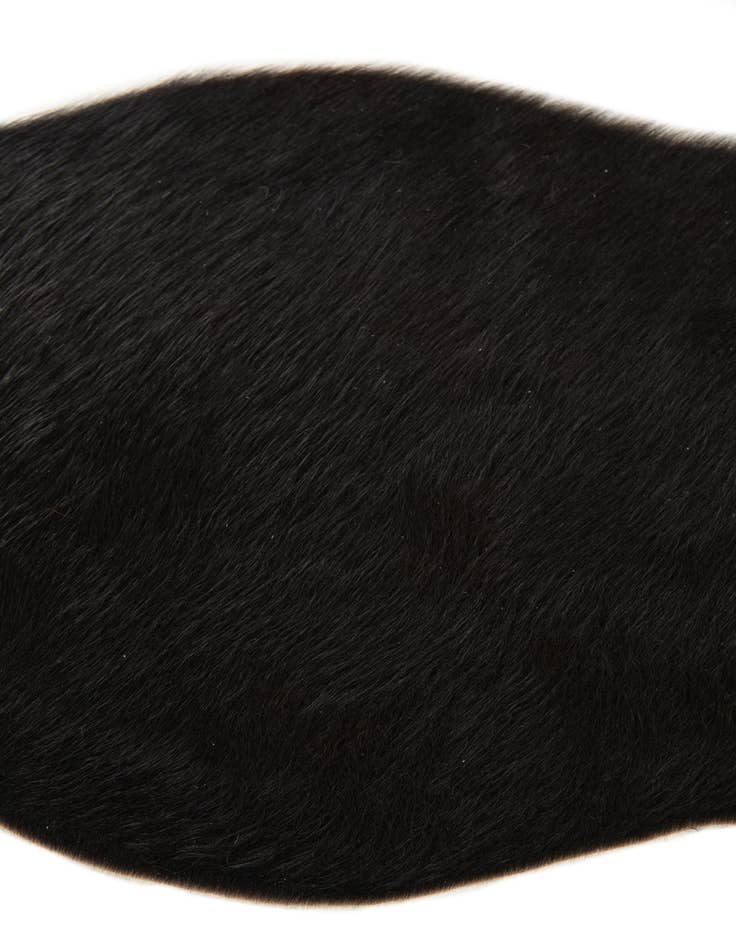 Detail image of  1' 8 x 2' 6 Cowhide Leather Rug