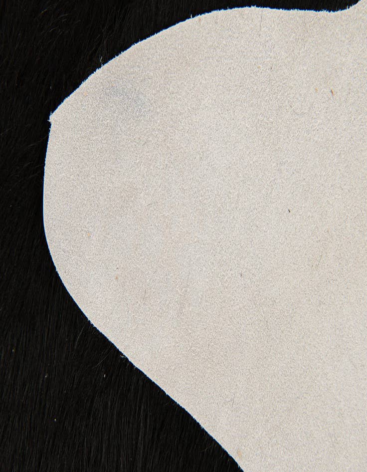 Detail image of  1' 8 x 2' 6 Cowhide Leather Rug