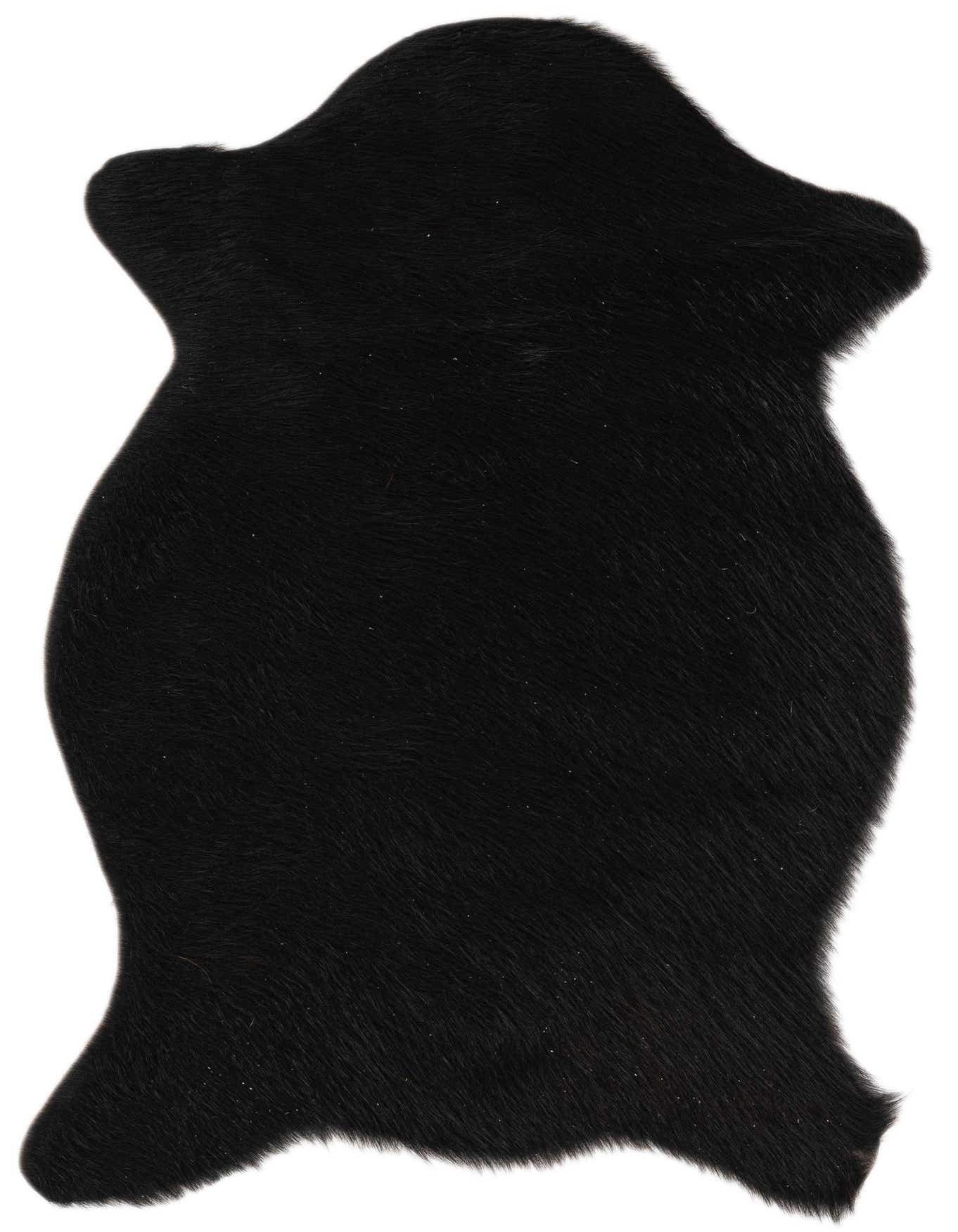 Primary image  1' 8 x 2' 6 Cowhide Leather Rug