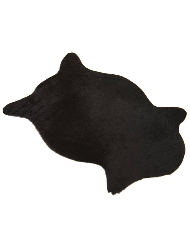 Detail image of  1' 8 x 2' 6 Cowhide Leather Rug