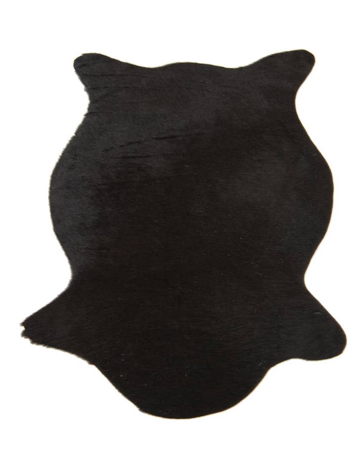 Detail image of  1' 8 x 2' 6 Cowhide Leather Rug