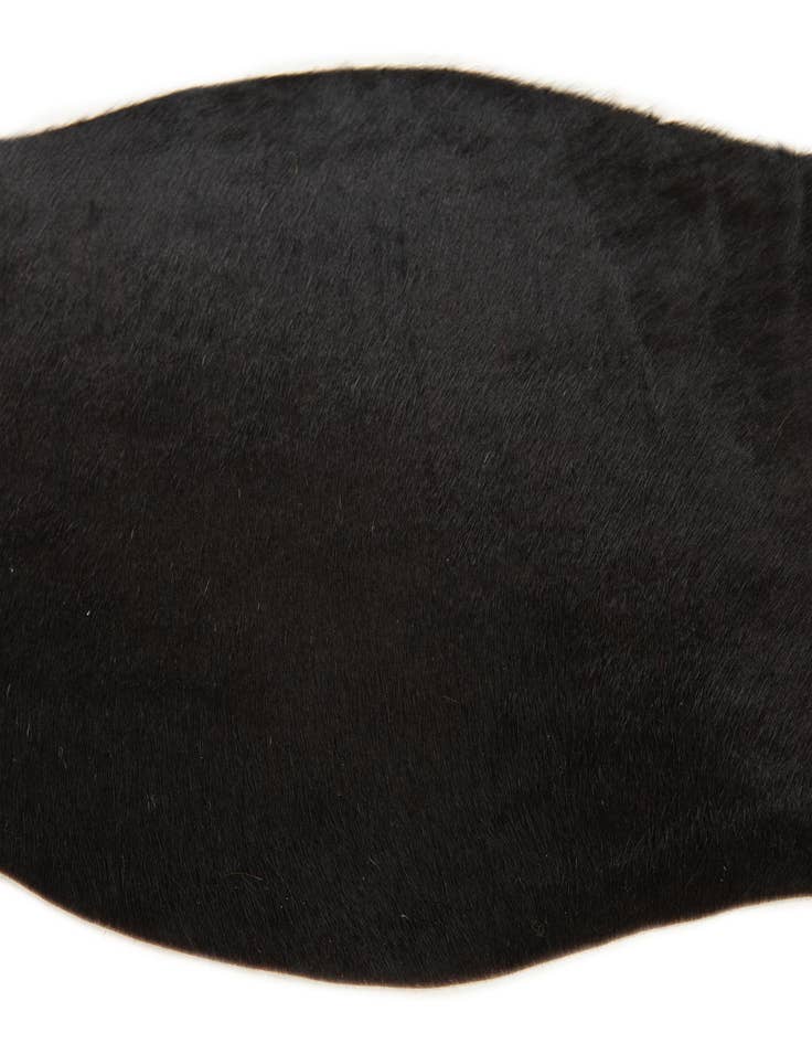 Detail image of  1' 8 x 2' 6 Cowhide Leather Rug