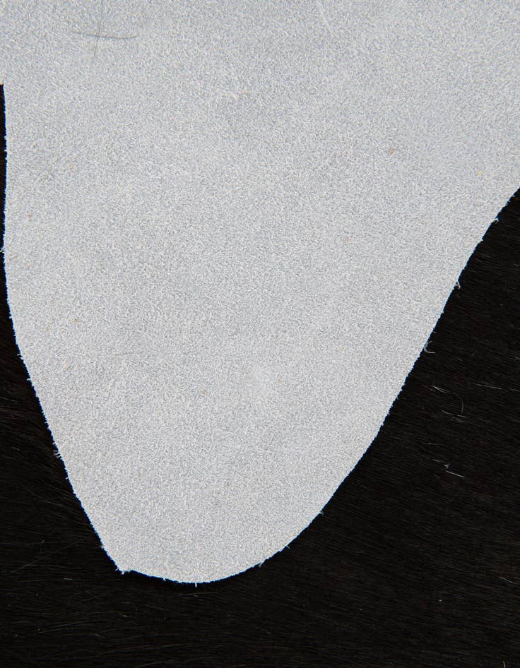 Detail image of  1' 8 x 2' 6 Cowhide Leather Rug