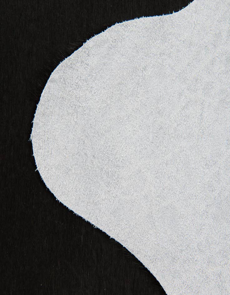 Detail image of  1' 8 x 2' 6 Cowhide Leather Rug