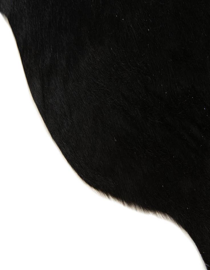 Detail image of  1' 8 x 2' 6 Cowhide Leather Rug