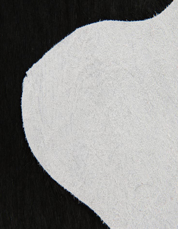 Detail image of  1' 8 x 2' 6 Cowhide Leather Rug