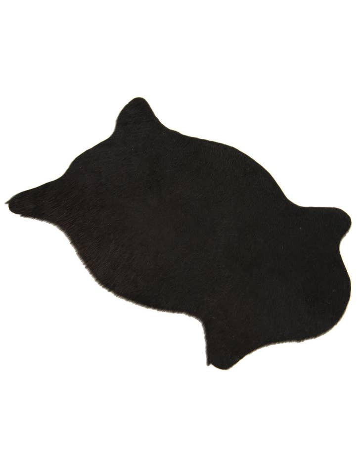 Detail image of  1' 8 x 2' 6 Cowhide Leather Rug