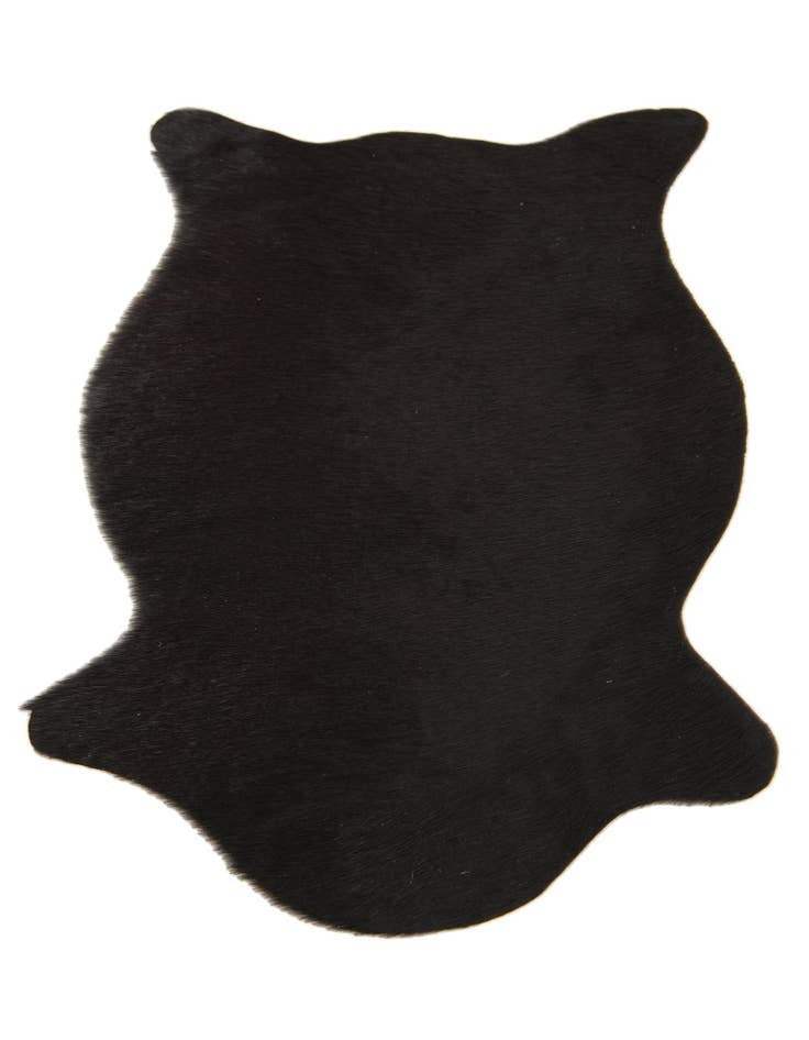 Detail image of  1' 8 x 2' 6 Cowhide Leather Rug