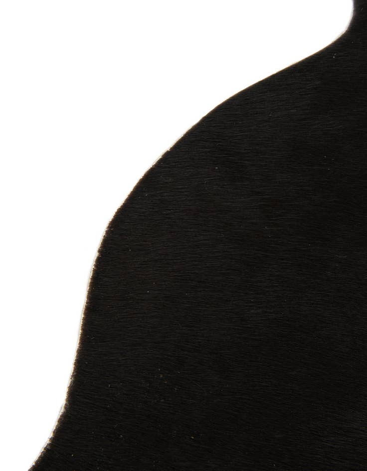 Detail image of  1' 8 x 2' 6 Cowhide Leather Rug