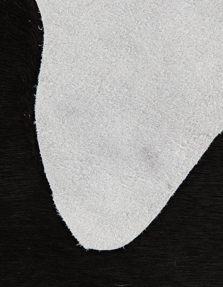 Detail image of  1' 8 x 2' 6 Cowhide Leather Rug