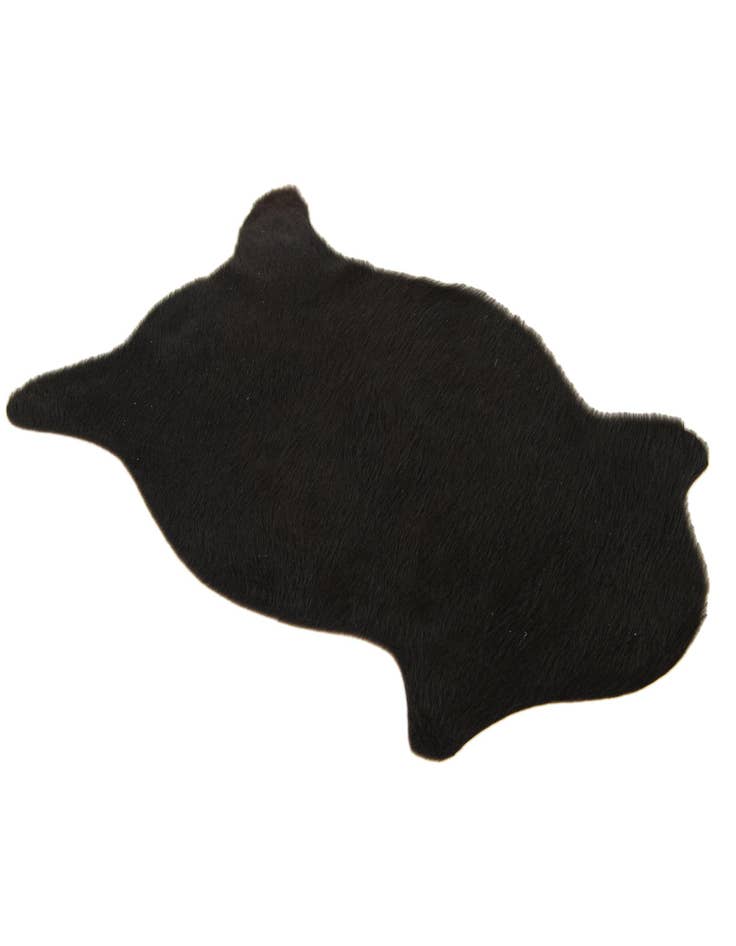 Detail image of  1' 8 x 2' 6 Cowhide Leather Rug