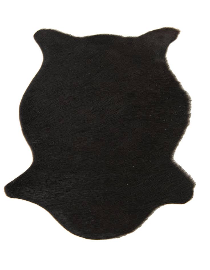 Detail image of  1' 8 x 2' 6 Cowhide Leather Rug