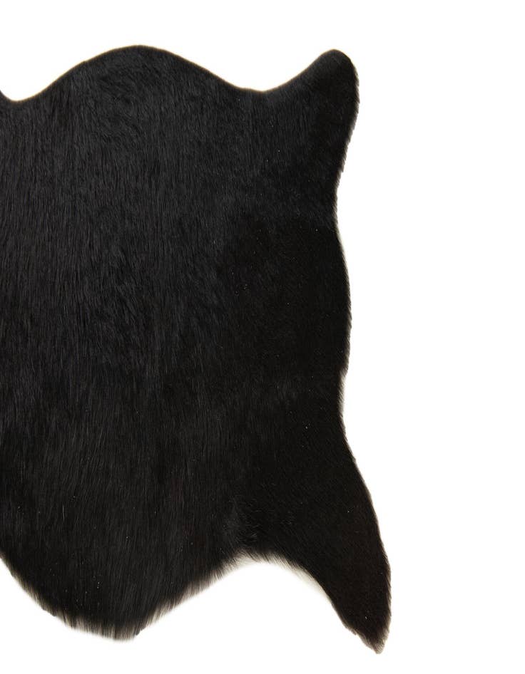 Detail image of  1' 8 x 2' 6 Cowhide Leather Rug