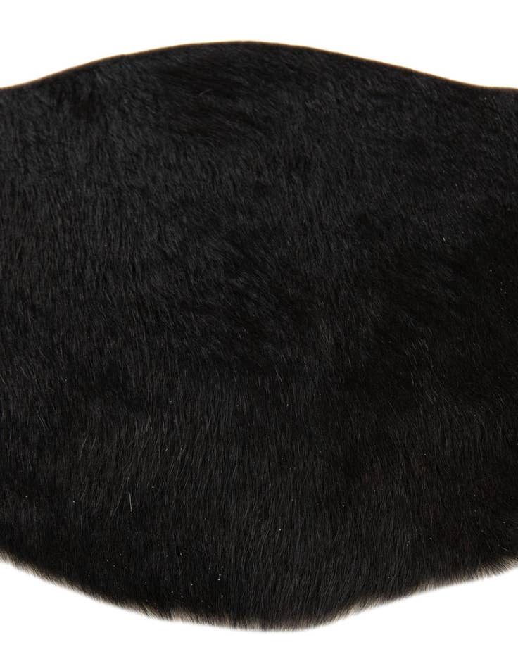 Detail image of  1' 8 x 2' 6 Cowhide Leather Rug