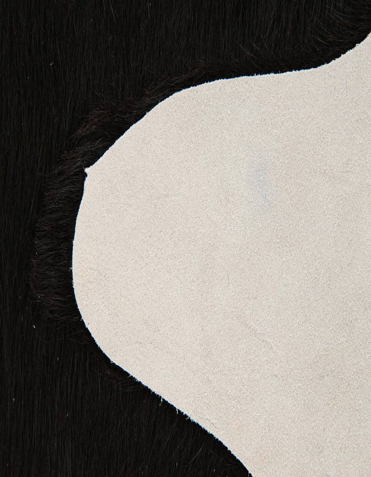 Detail image of  1' 8 x 2' 6 Cowhide Leather Rug
