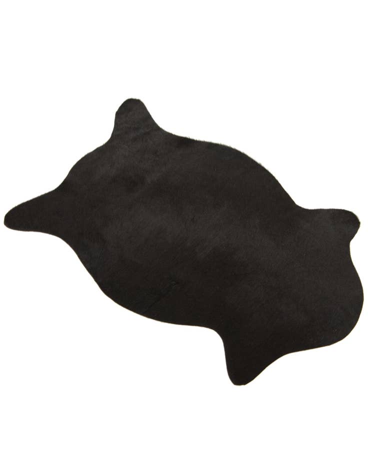 Detail image of  1' 8 x 2' 6 Cowhide Leather Rug