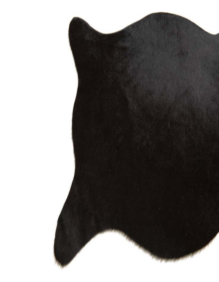 Detail image of  1' 8 x 2' 6 Cowhide Leather Rug