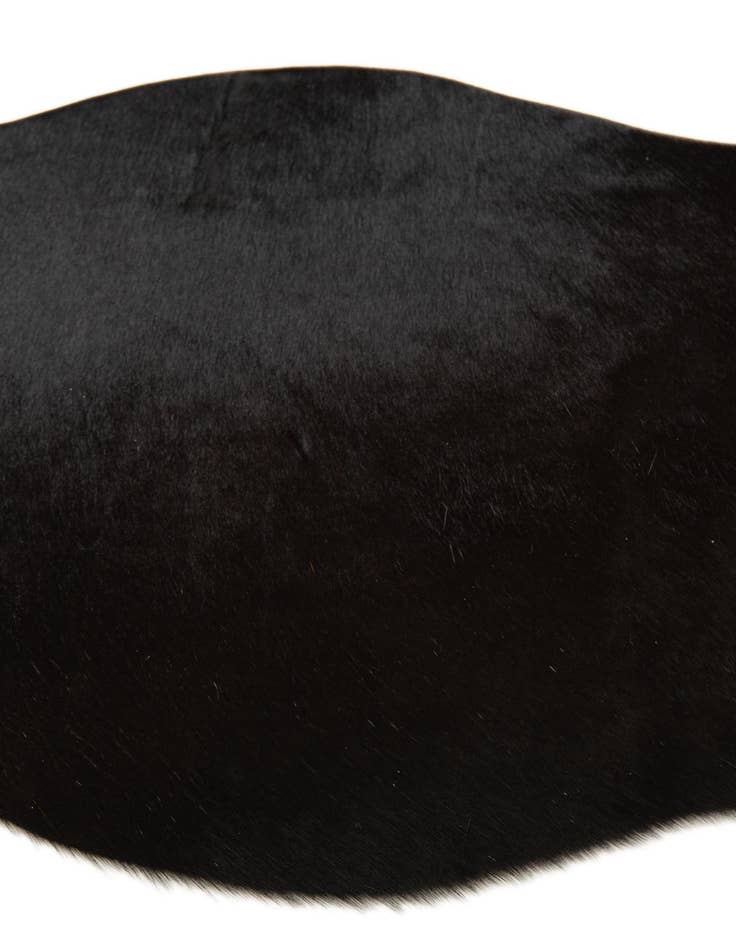 Detail image of  1' 8 x 2' 6 Cowhide Leather Rug