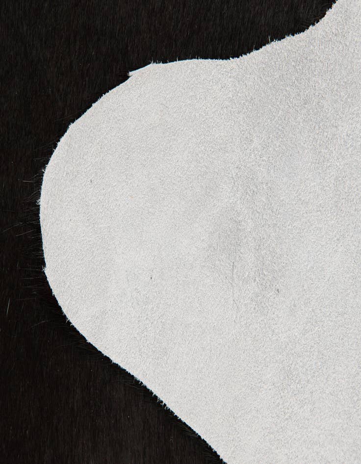 Detail image of  1' 8 x 2' 6 Cowhide Leather Rug