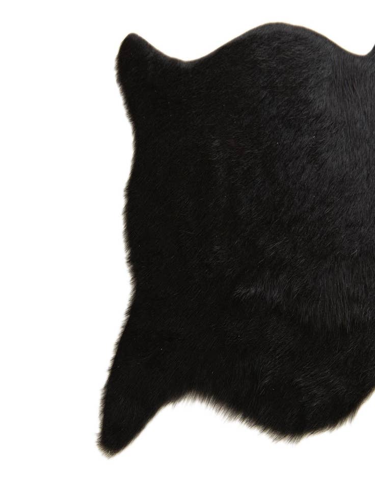 Detail image of  1' 8 x 2' 6 Cowhide Leather Rug