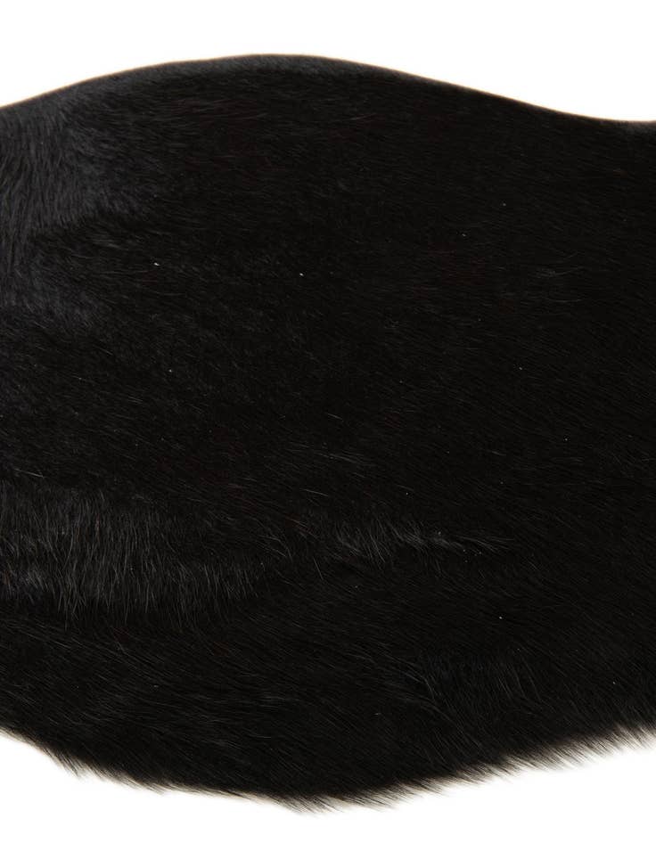 Detail image of  1' 8 x 2' 6 Cowhide Leather Rug