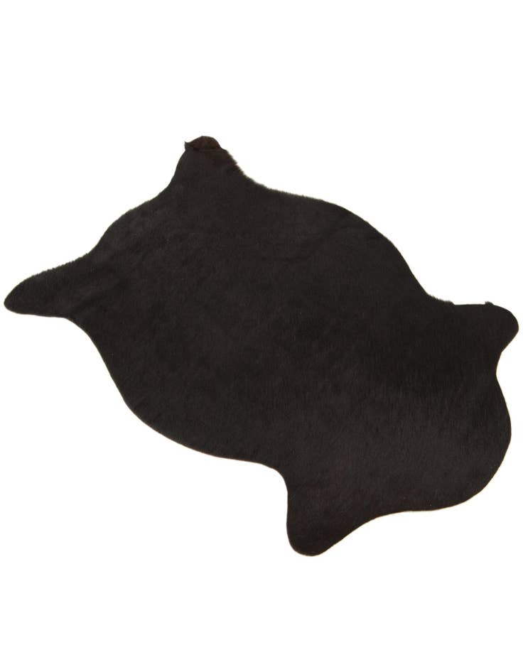 Detail image of  1' 8 x 2' 6 Cowhide Leather Rug