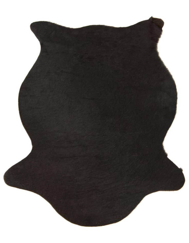 Detail image of  1' 8 x 2' 6 Cowhide Leather Rug